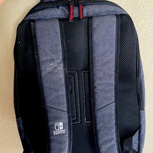 Nintendo switch backpack. Grey